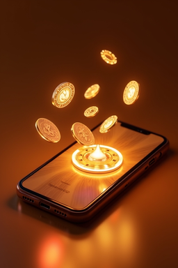 Shiny Wild casino app on smartphone